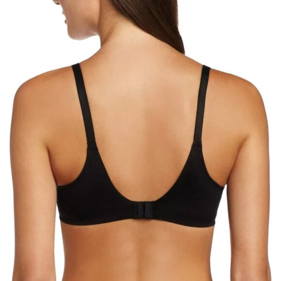 Warners Blissful Benefits Bra RM9051 Wireless Lift Black 40C - Picture 2 of 4